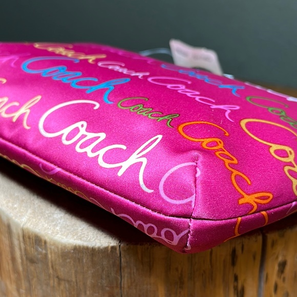 *NWT* *RARE* COACH Script Large Chubby Bag - Picture 6 of 10